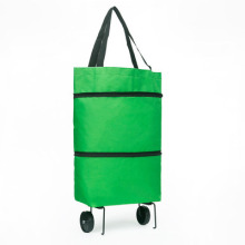 Custom Home Folding Shopping Trolley Bag
